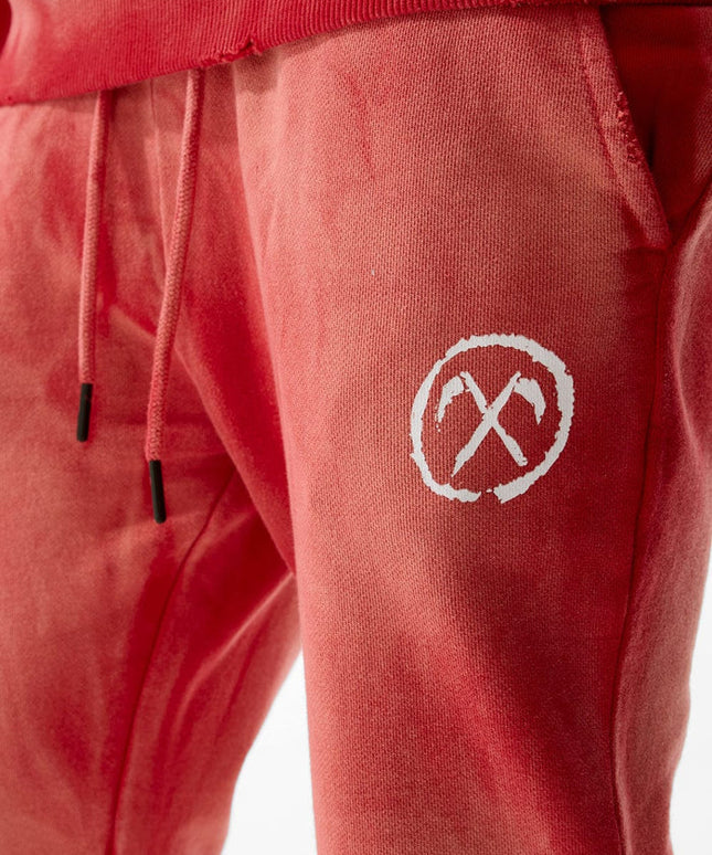 Jordan Craig Afterlife Stacked Sweatpants - Red