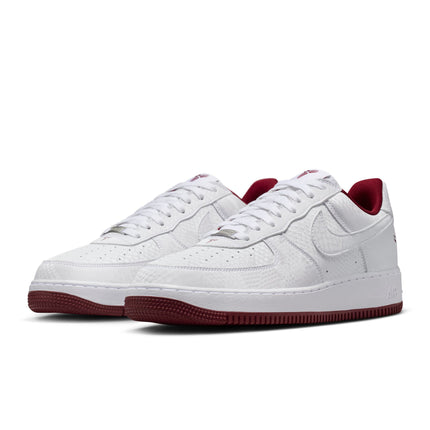 Nike Mens Kobe Air Force 1 Low - White/Team Red