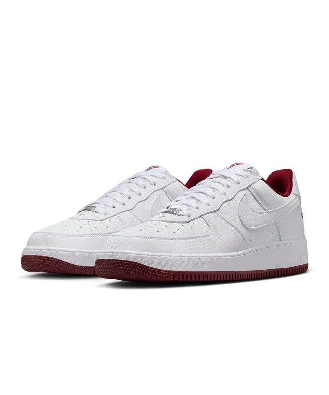 Nike Mens Kobe Air Force 1 Low - White/Team Red