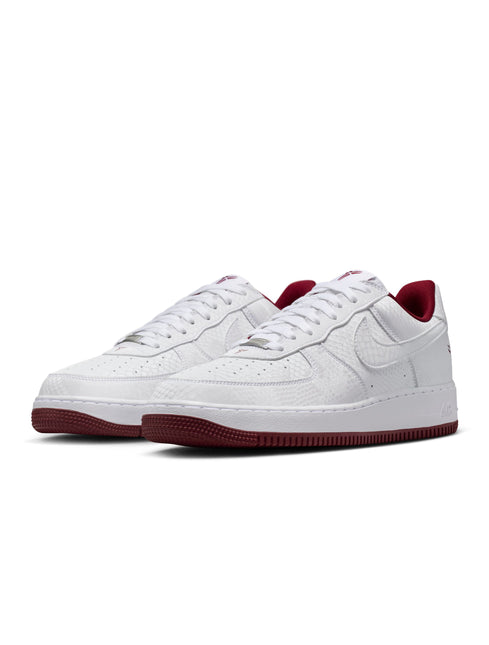 Nike Mens Kobe Air Force 1 Low - White/Team Red