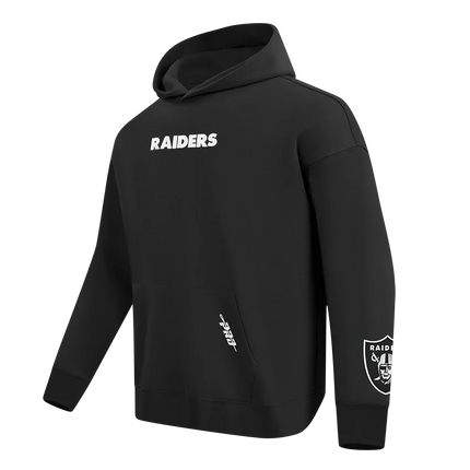 Pro Standard Las Vegas Raiders Wingspan Drop Shoulder Hoodie - Black