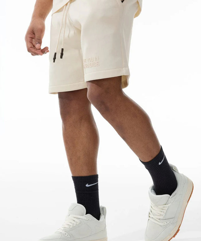 Jordan Craig Paradise Tonal Shorts - Bone