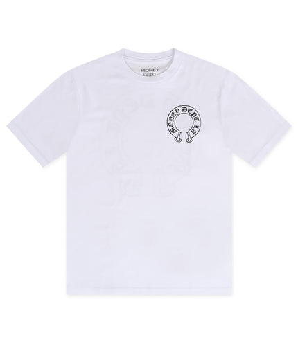 Money Dept. Old English Tee - White/Black