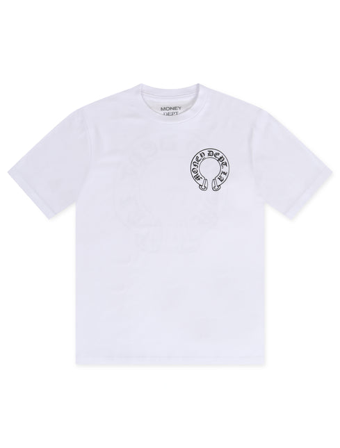 Money Dept. Old English Tee - White/Black