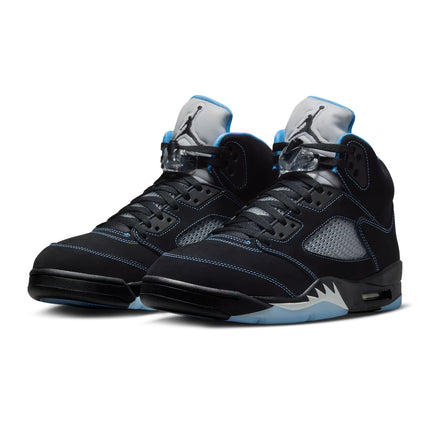 Air Jordan Mens 5 Retro - Black Carolina