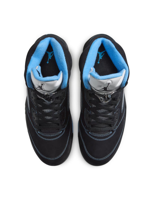 Air Jordan Mens 5 Retro - Black Carolina
