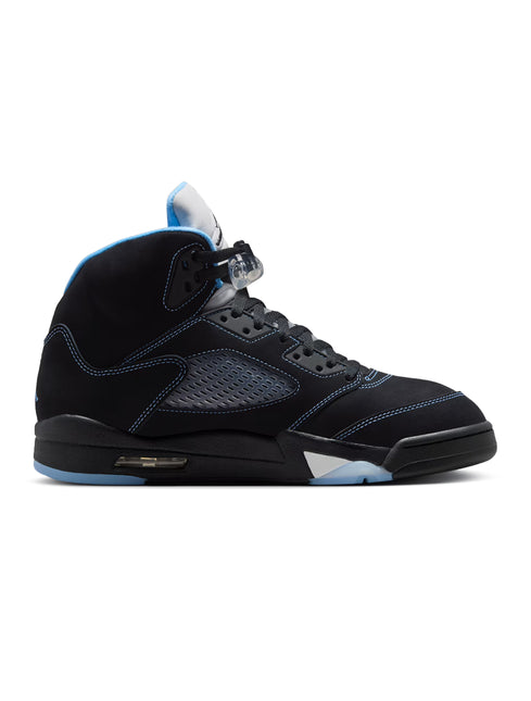 Air Jordan Mens 5 Retro - Black Carolina