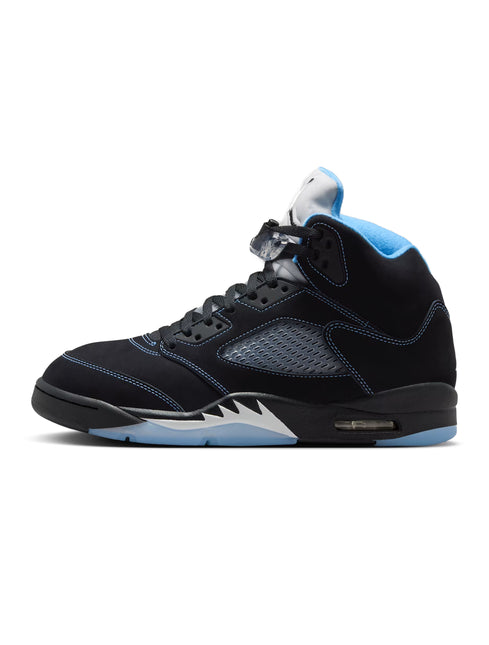 Air Jordan Mens 5 Retro - Black Carolina