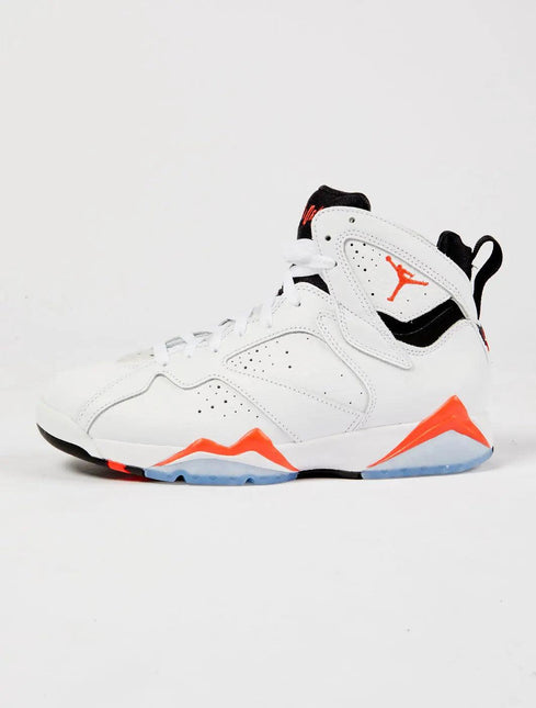 AIR JORDAN MENS 7 RETRO - WHITE/INFRARED AIR JORDAN