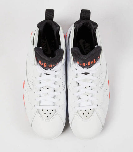 AIR JORDAN MENS 7 RETRO - WHITE/INFRARED AIR JORDAN