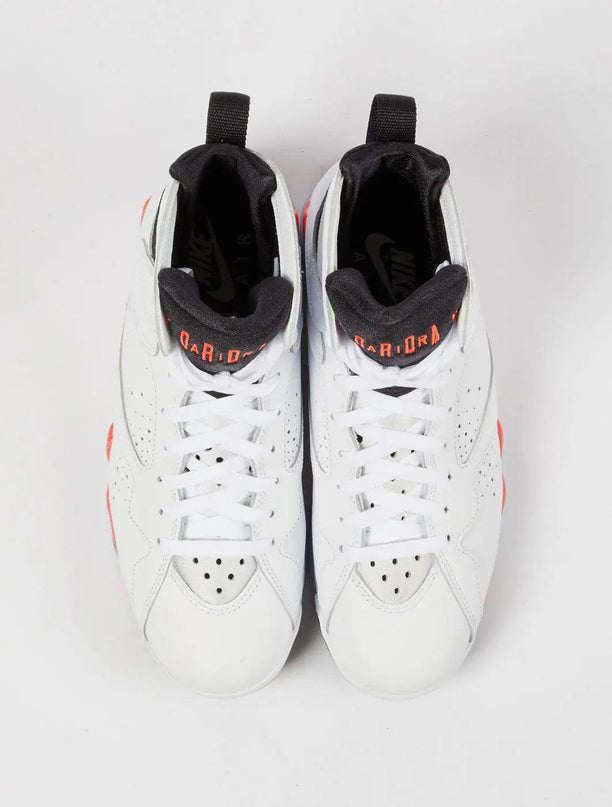 AIR JORDAN MENS 7 RETRO - WHITE/INFRARED AIR JORDAN