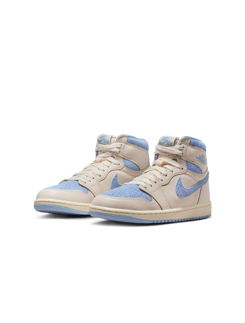 Air Jordan Womens 1 Retro High OG - Pale Ivory/Psychic Blue