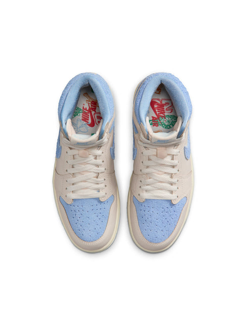 Air Jordan Womens 1 Retro High OG - Pale Ivory/Psychic Blue