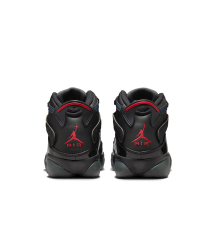 Air Jordan Mens 6 Rings - Black/Fire Red