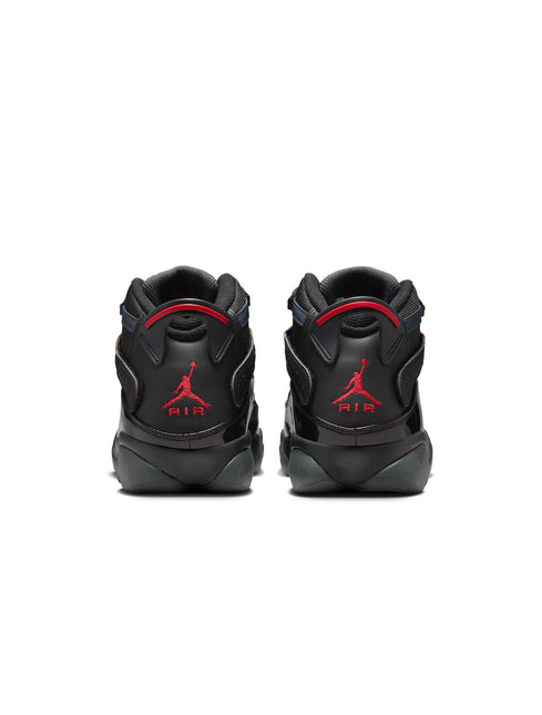 Air Jordan Mens 6 Rings - Black/Fire Red