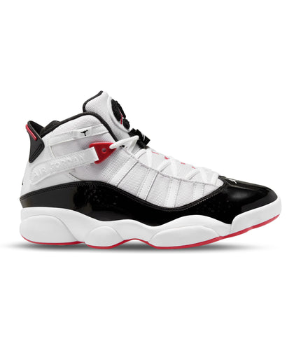 Air Jordan Mens 6 Rings - White/Black