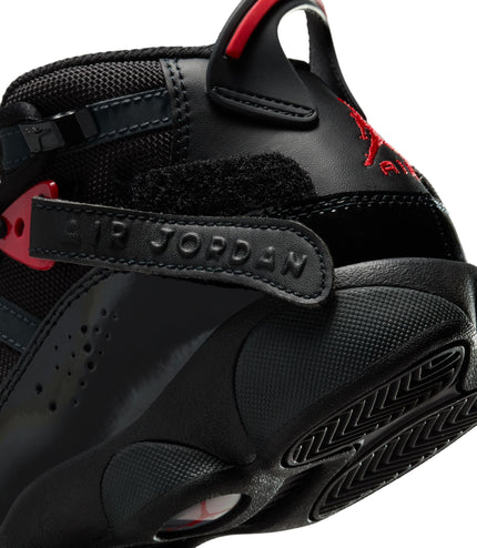 Air Jordan Big Kids 6 Rings - Black/Fire Red