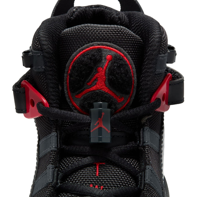 Air Jordan Big Kids 6 Rings - Black/Fire Red