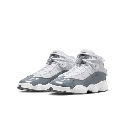 Air Jordan Big Kids Jordan 6 Rings - White/Cool Grey