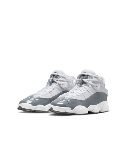 Air Jordan Big Kids Jordan 6 Rings - White/Cool Grey