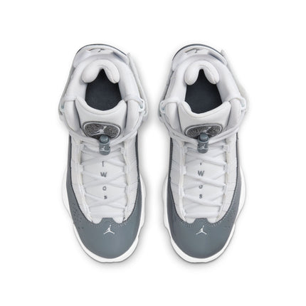 Air Jordan Big Kids Jordan 6 Rings - White/Cool Grey