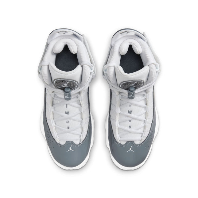 Air Jordan Big Kids Jordan 6 Rings - White/Cool Grey