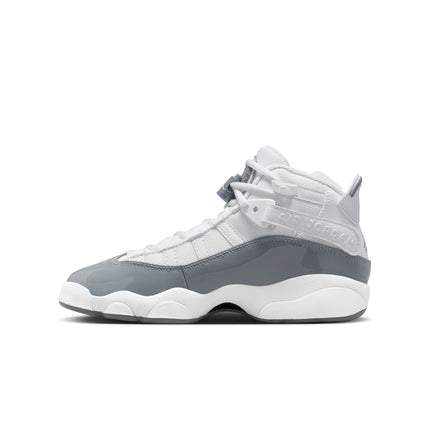 Air Jordan Big Kids Jordan 6 Rings - White/Cool Grey