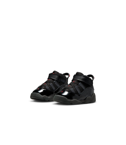 Air Jordan (TD) 6 Rings - Black/Fire Red