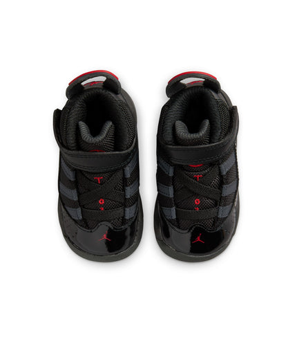 Air Jordan (TD) 6 Rings - Black/Fire Red