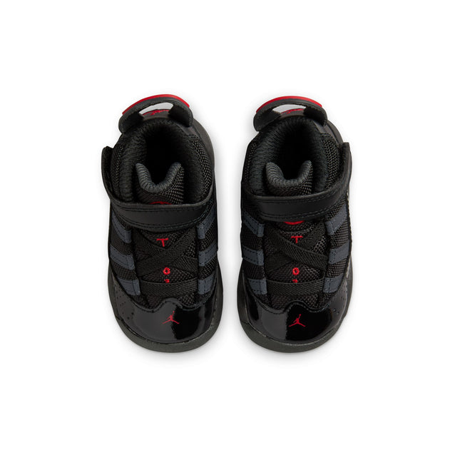 Air Jordan (TD) 6 Rings - Black/Fire Red