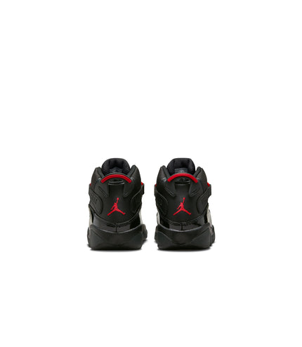 Air Jordan (PS) 6 Rings - Black/Fire Red