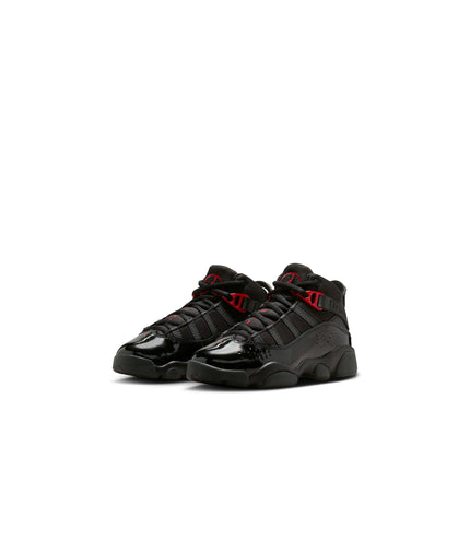 Air Jordan (PS) 6 Rings - Black/Fire Red