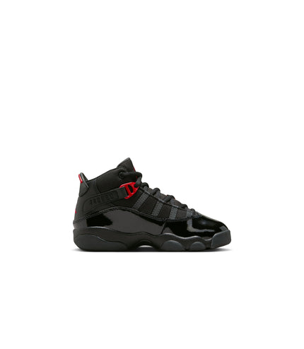 Air Jordan (PS) 6 Rings - Black/Fire Red