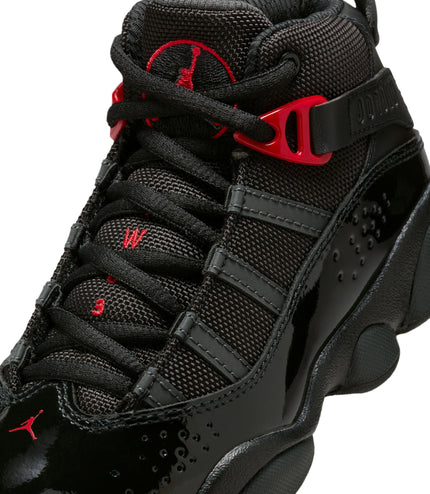 Air Jordan (PS) 6 Rings - Black/Fire Red