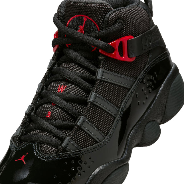 Air Jordan (PS) 6 Rings - Black/Fire Red