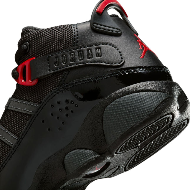 Air Jordan (PS) 6 Rings - Black/Fire Red