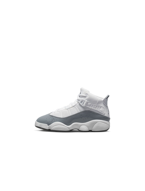 Air Jordan (PS) Jordan 6 Rings - White/Cool Grey