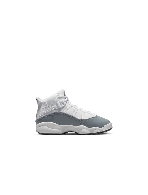 Air Jordan (PS) Jordan 6 Rings - White/Cool Grey
