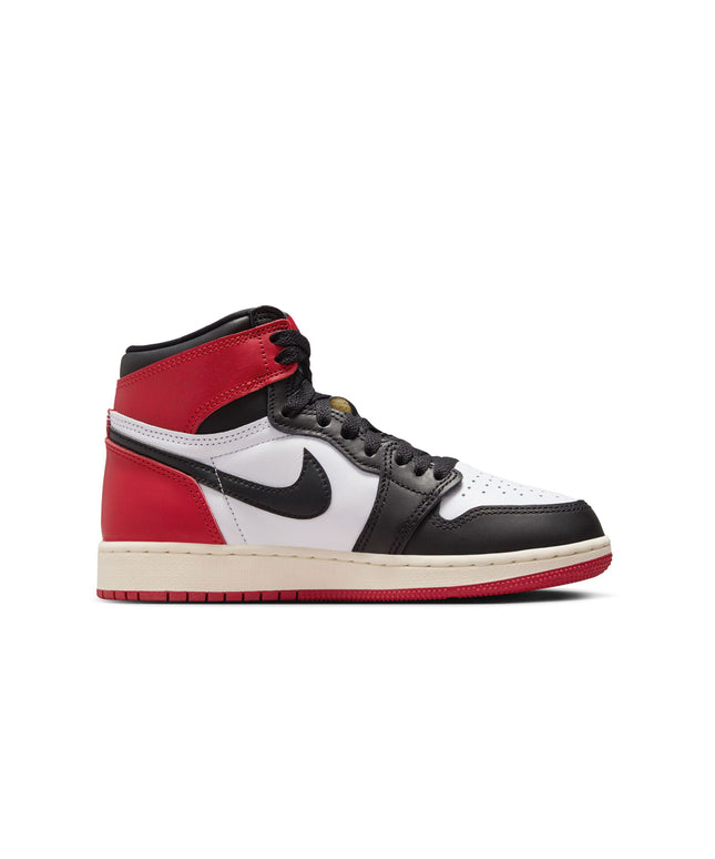 Air Jordan Big Kids 1 High OG - Puntera negra reinventada