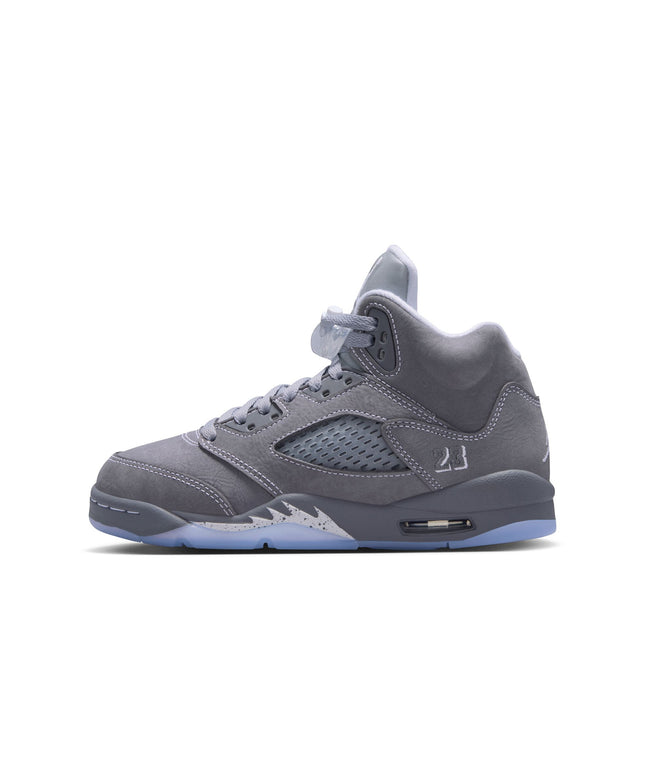 Air Jordan Big Kids 5 Retro - Wolf Grey