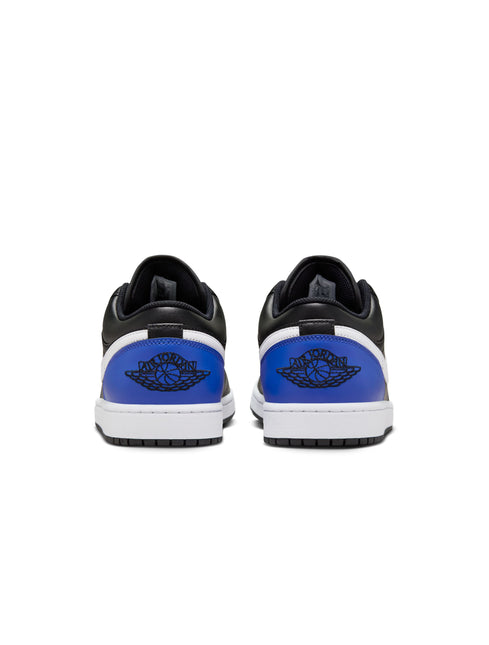 Air Jordan Men's 1 Low - Black/Royal Toe