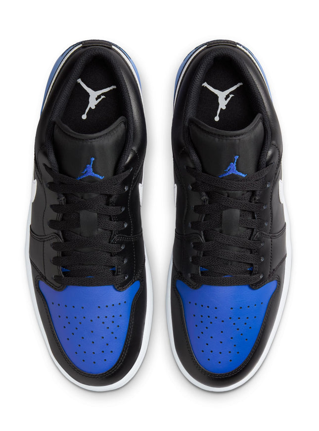 Air Jordan Men's 1 Low - Black/Royal Toe