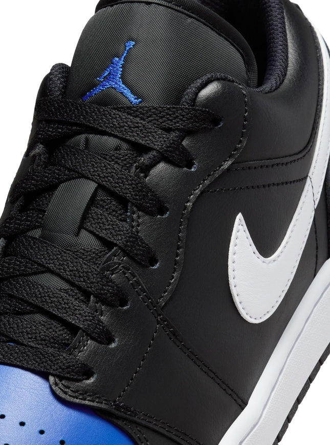 Air Jordan Men's 1 Low - Black/Royal Toe