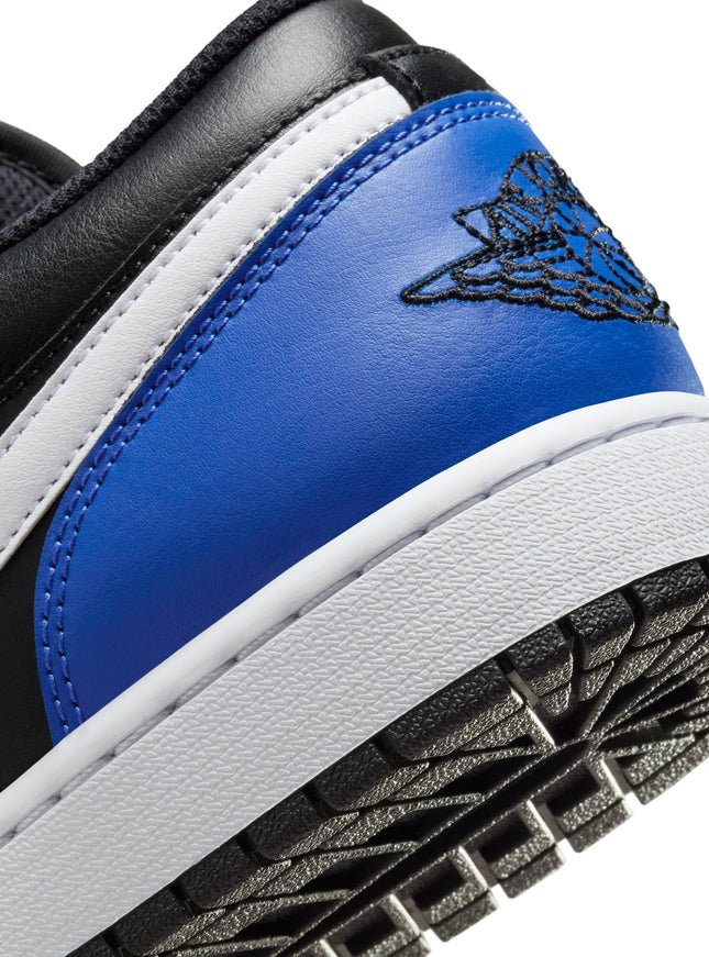 Air Jordan Men's 1 Low - Black/Royal Toe