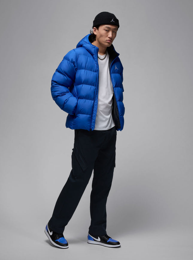 Air Jordan Men's 1 Low - Black/Royal Toe