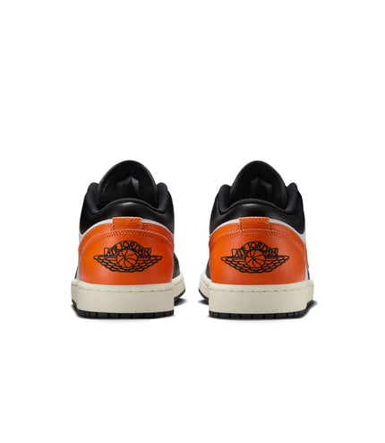 Air Jordan Mens 1 Low - Black/Starfish