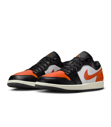 Air Jordan Mens 1 Low - Black/Starfish