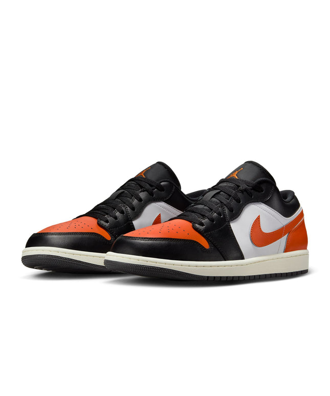Air Jordan Mens 1 Low - Black/Starfish
