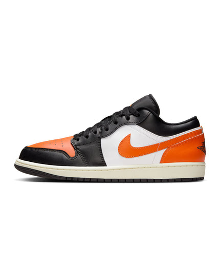 Air Jordan Mens 1 Low - Black/Starfish