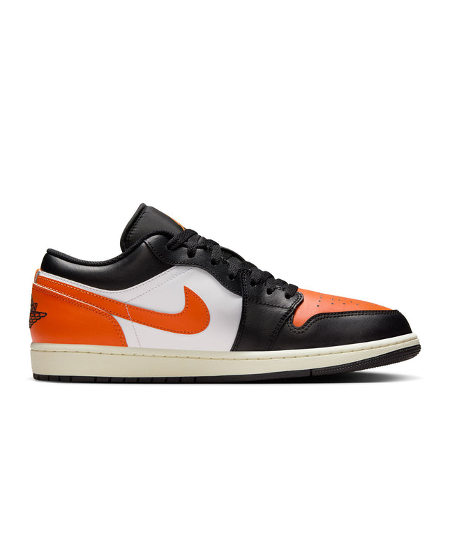 Air Jordan Mens 1 Low - Black/Starfish
